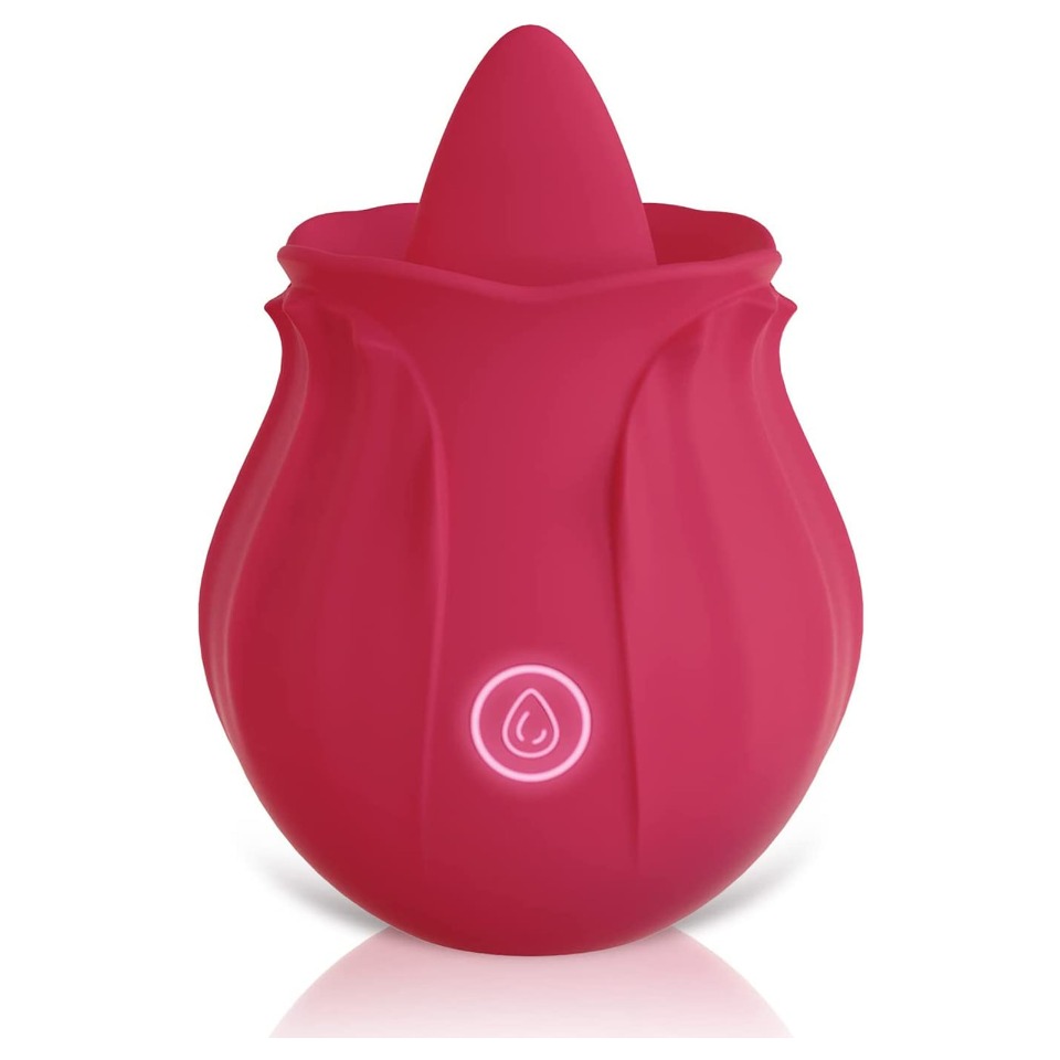 Rosa Amiga Vibrador - Vermelho - www.plaisir.com.br